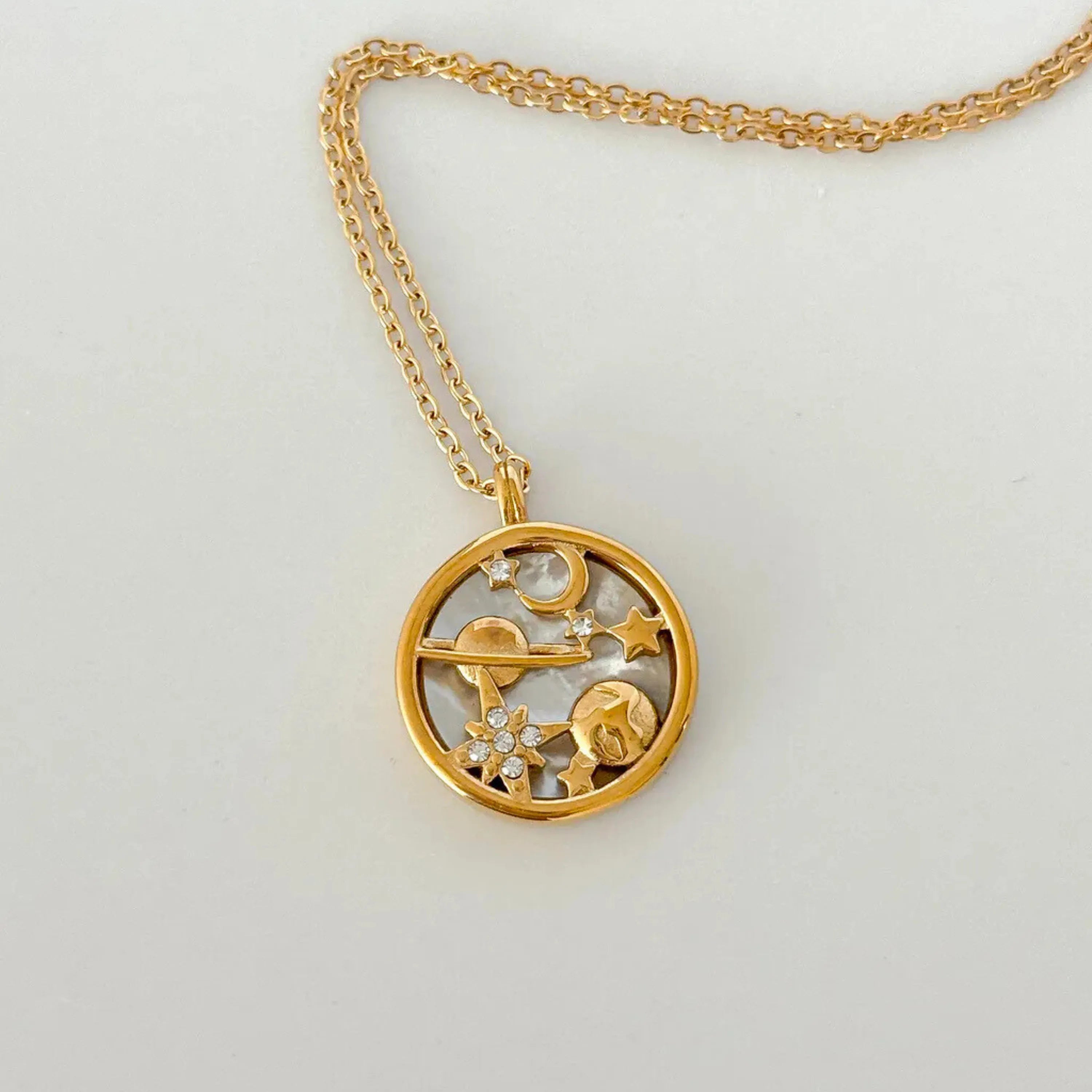 Collar Golden Galaxy