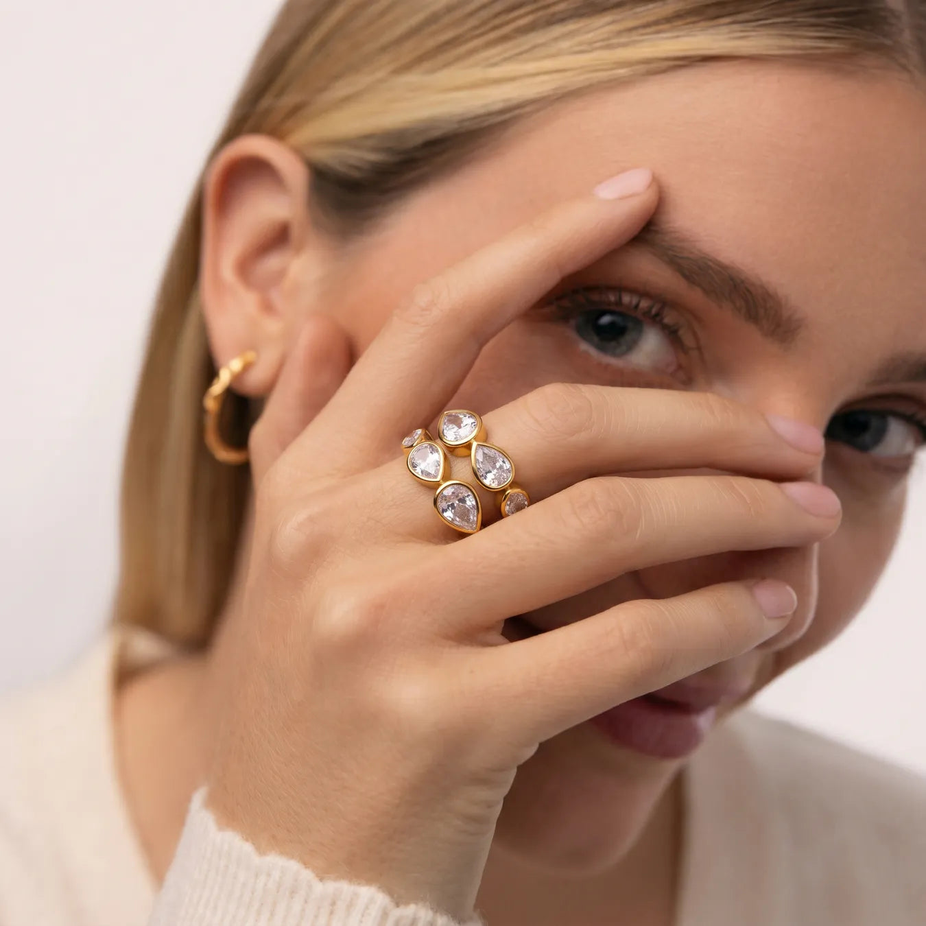 Anillo Trinity Drops