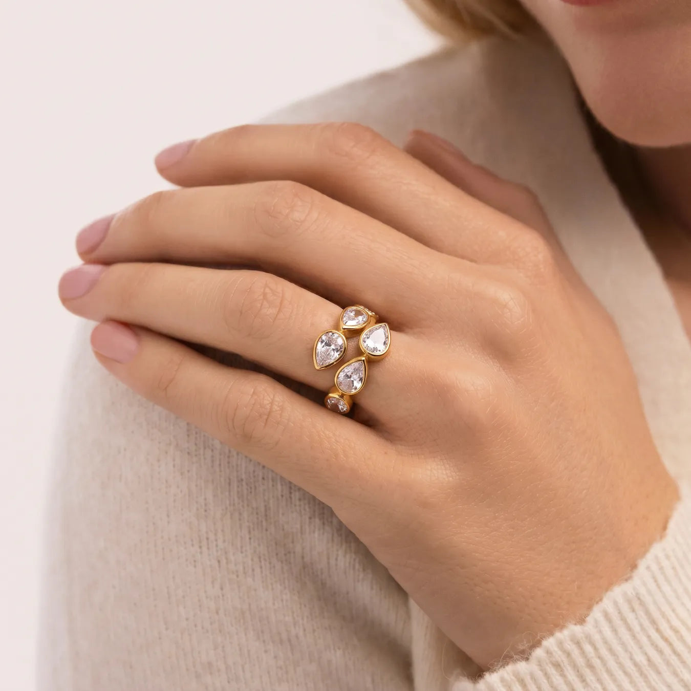 Anillo Trinity Drops