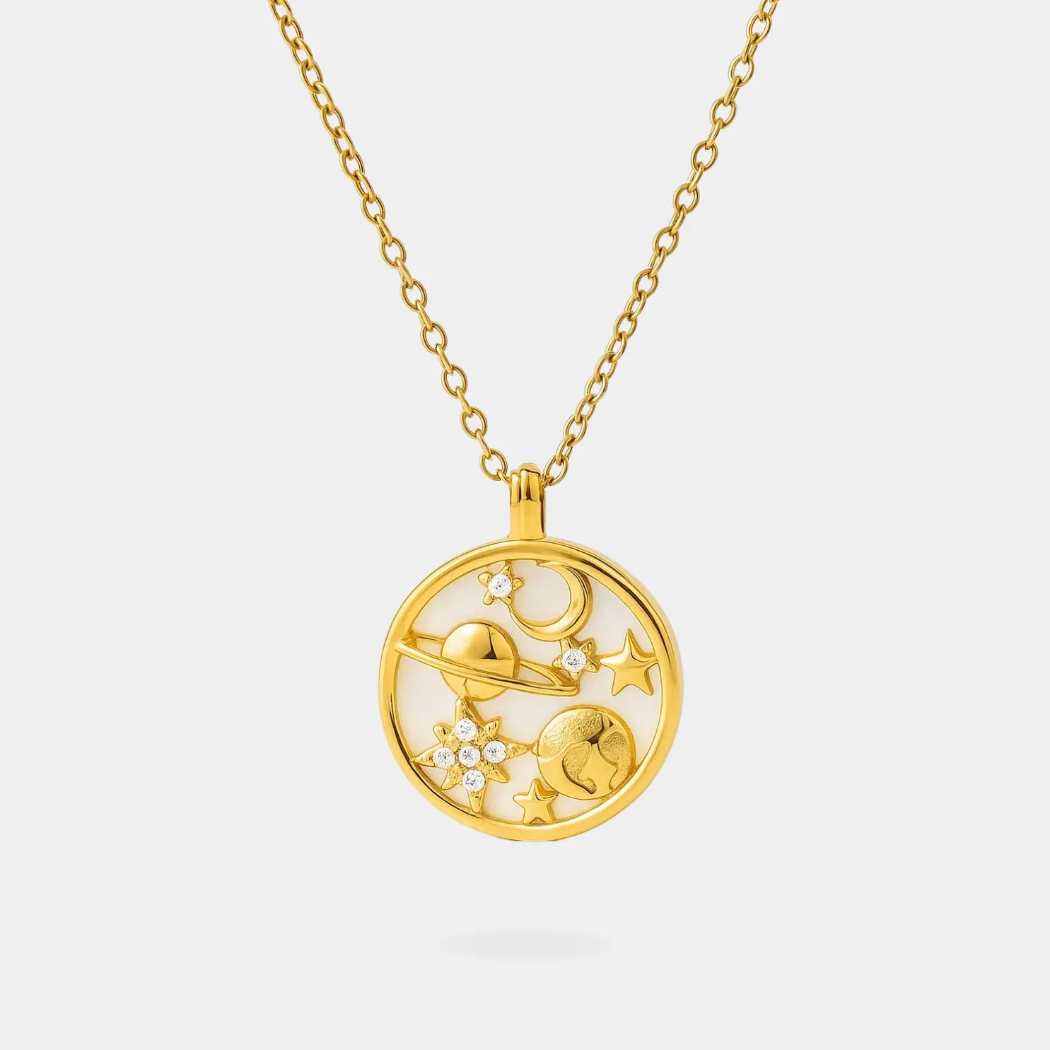 Collar Golden Galaxy