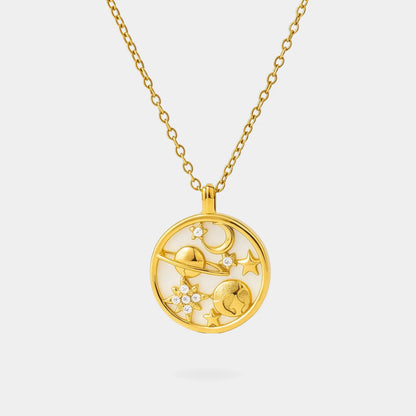 Collar Golden Galaxy