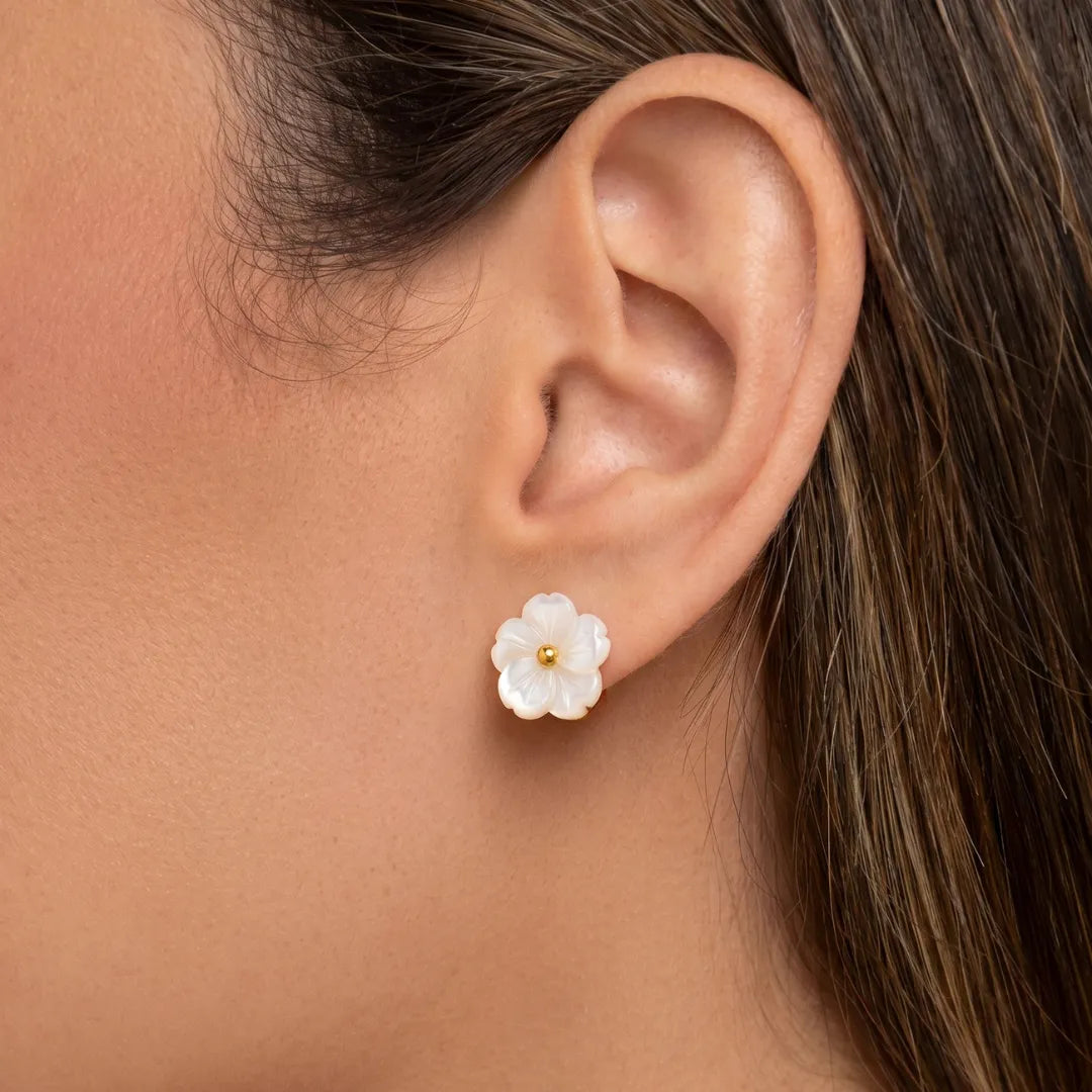 Pendientes Ivory Fleur